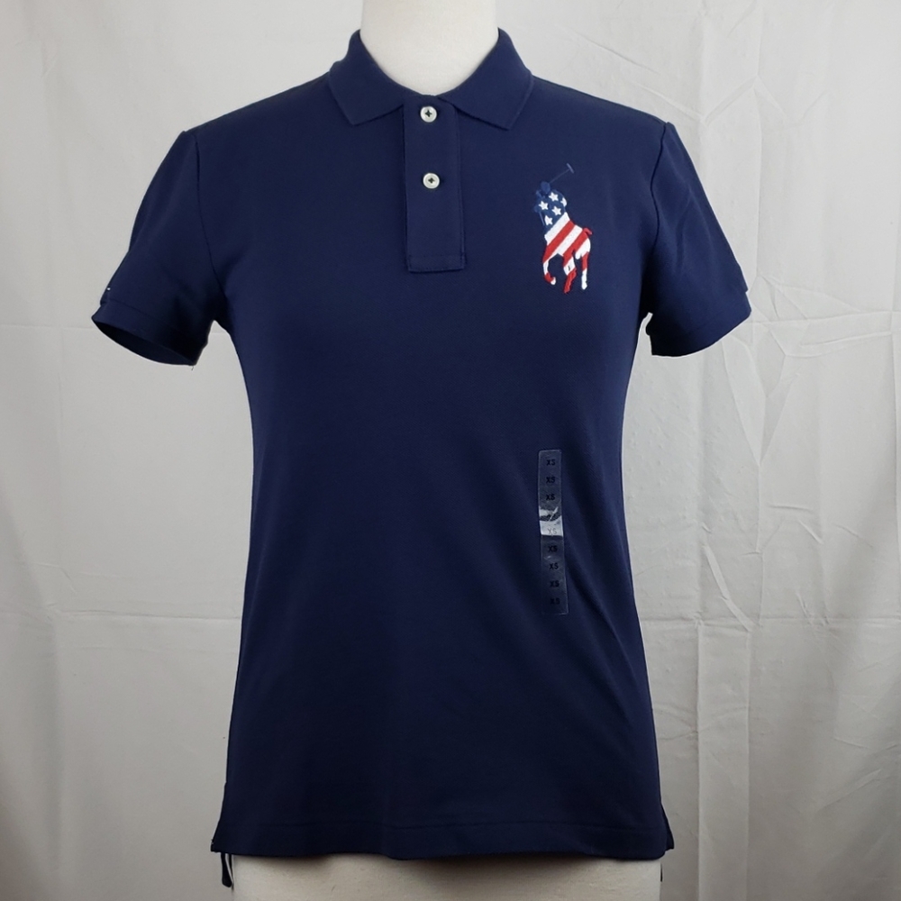 NWT Ralph Lauren USA Polo horse Shirt size Small